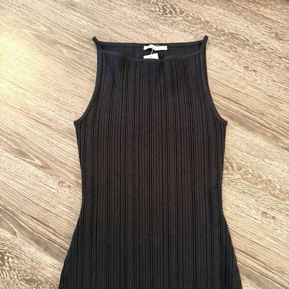 Abercrombie & Fitch Thick Knit High Neck Ribbed Maxi Dress - Picture 2 of 5